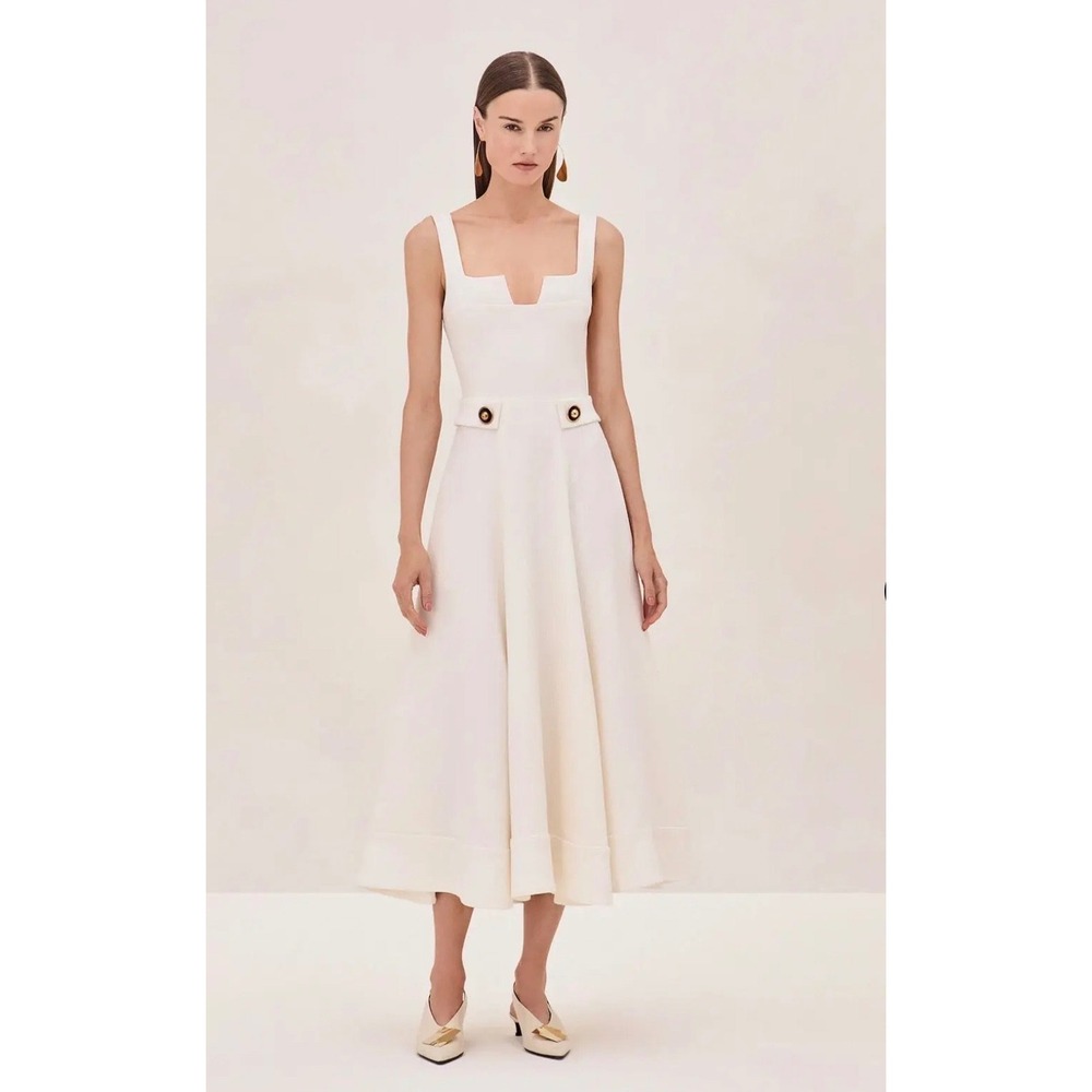 Alexis Fiore Dress Pearl Size S NWT 100% Wool $985 Retail